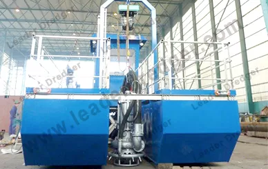 40m dredging depth small portable dredge is easy to transport - Leader Dredger